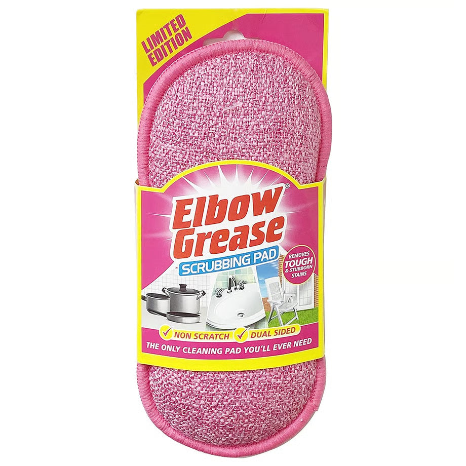 Elbow Grease Dual-Sided Pink Scrubbing Pad