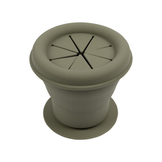 330ml Silicone Baby Suction Snack Pot