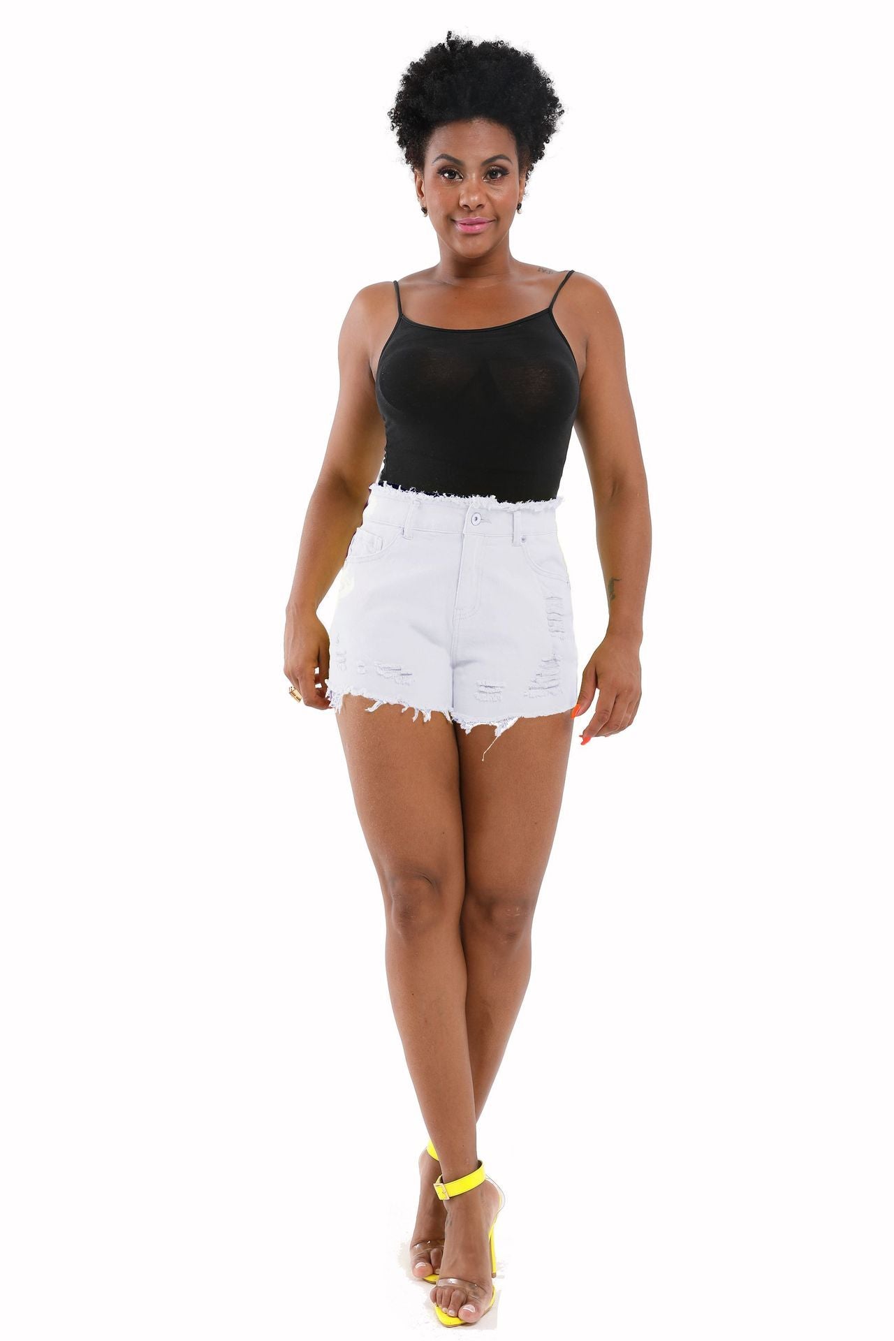 Women's Jeans With Tight Hips And Holes