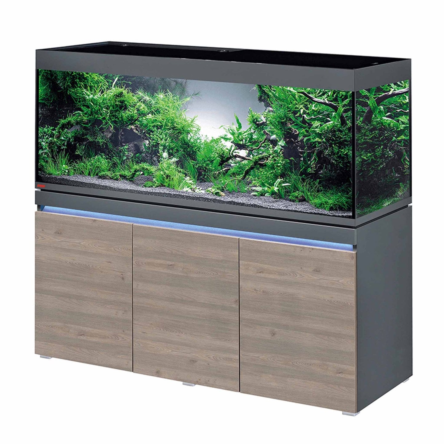 EHEIM incpiria 530 Aquarium Set – Graphite/Rustic Oak