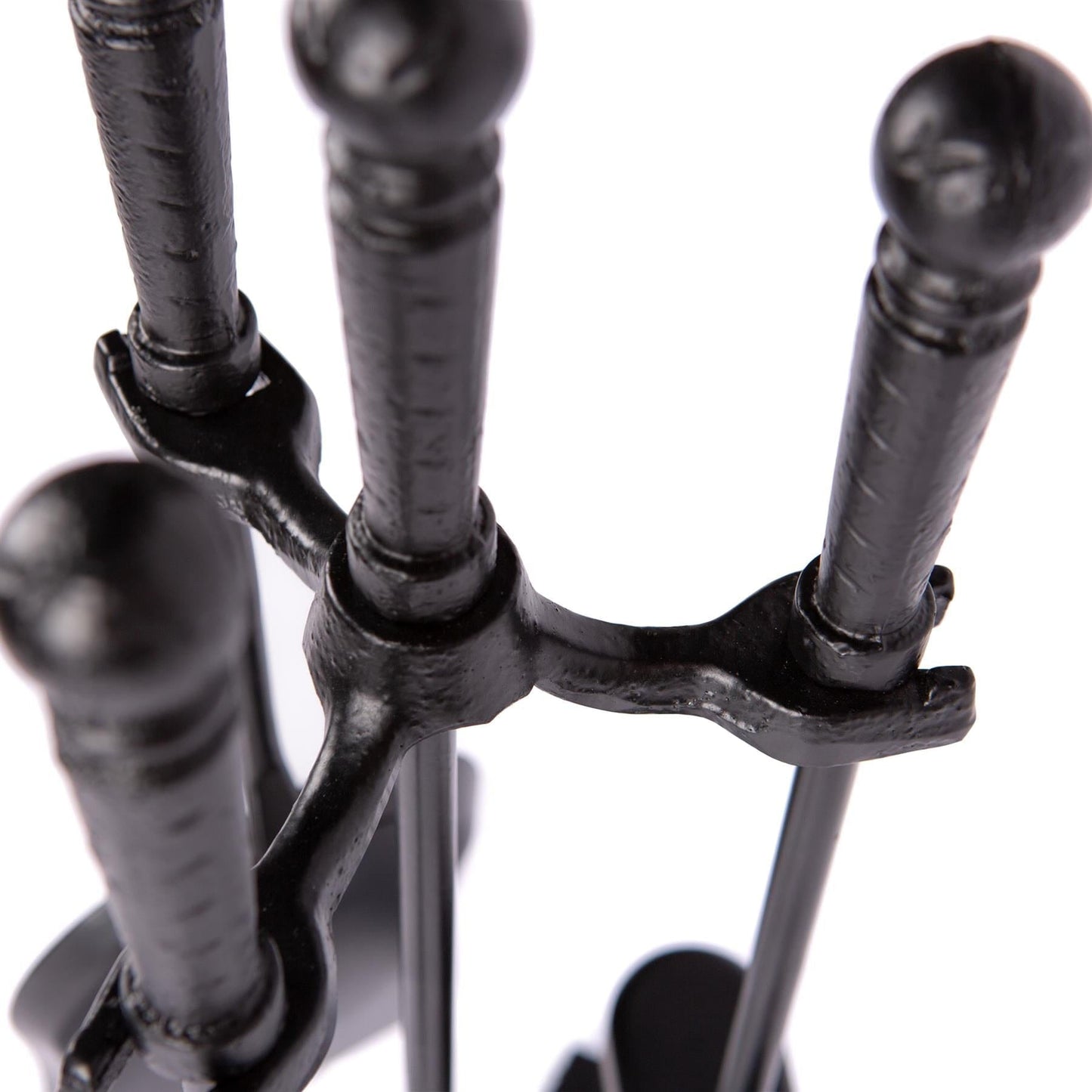 4pc Black 'Arundel' Fireside Companion Set