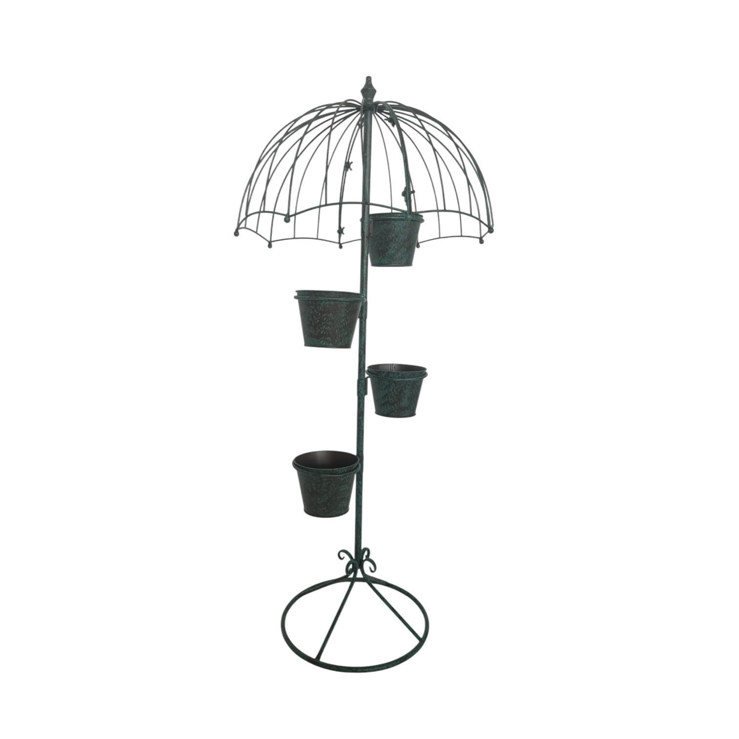 130CM GREEN METAL GARDEN PLANTER