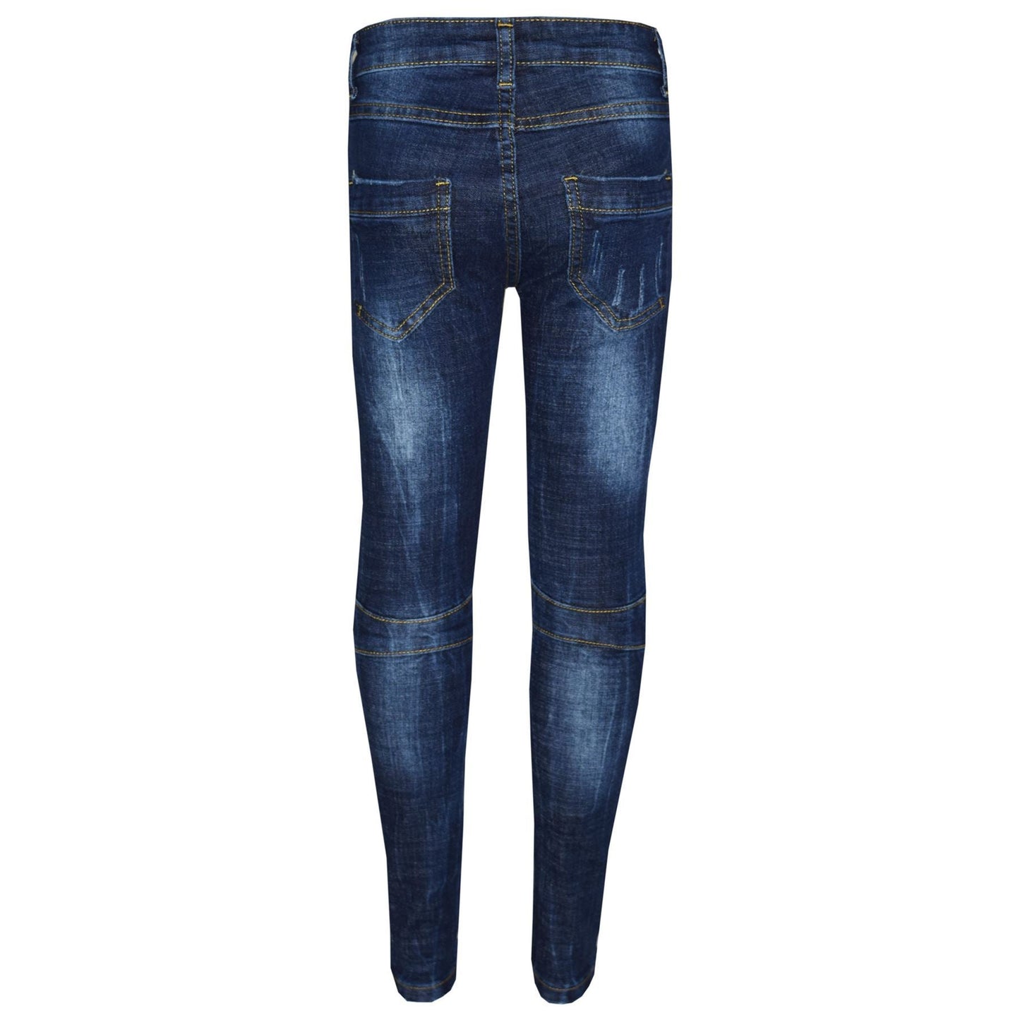 Kids Boys Skinny Jeans Denim Ripped Stretchy Pants Trousers New Age 3-13 Years
