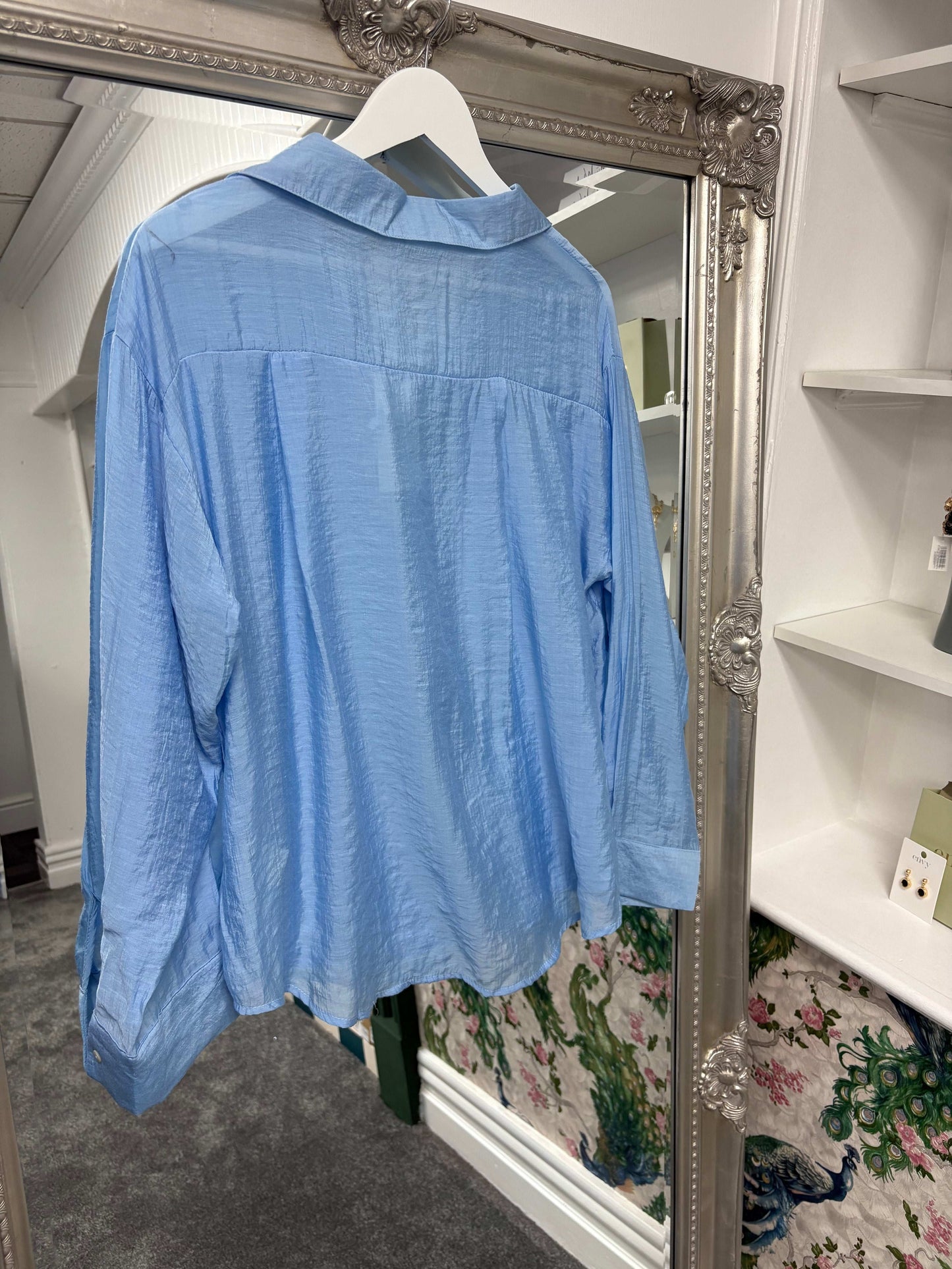 Luxtyle Women’s Rayon Shirt | Lightweight Button Down | One Size 8–18 | 5 Colours
