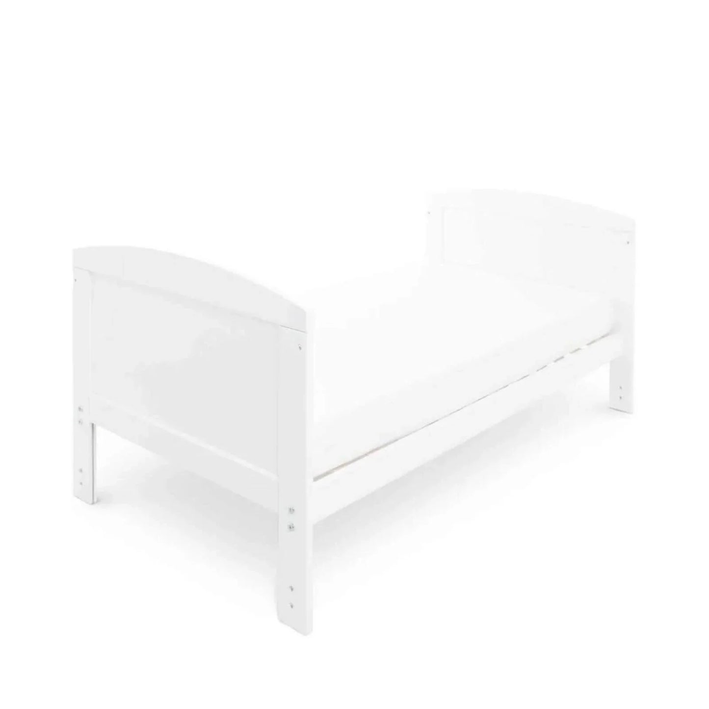 Ickle Bubba Coleby Classic Cot Bed White - Fibre Mattress