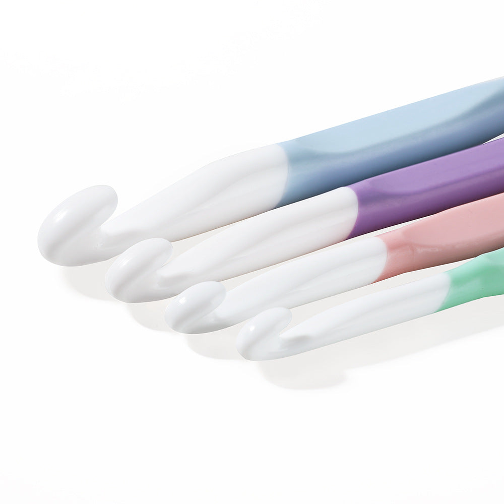 Soft Handle TPR Plastic Crochet Two-tone Large