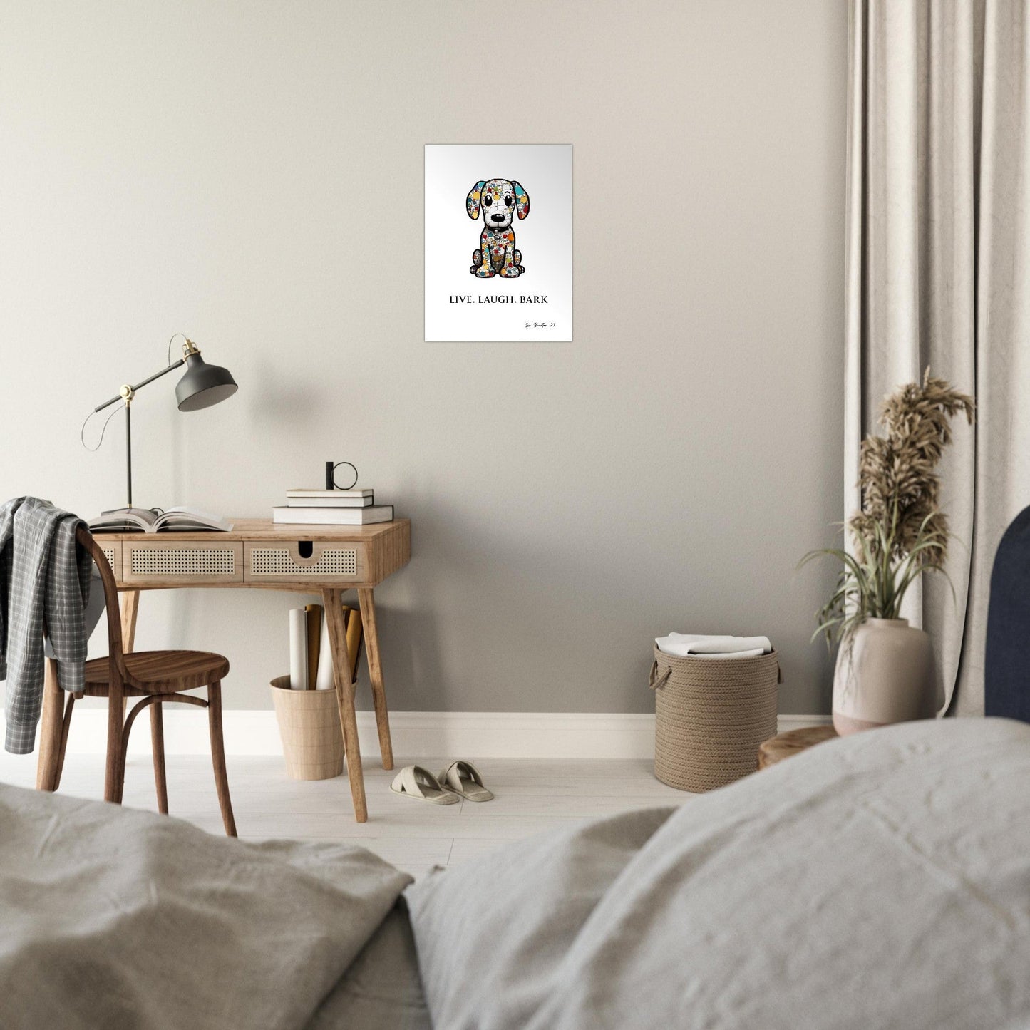 Dog Wall Art  - Live Laugh Bark