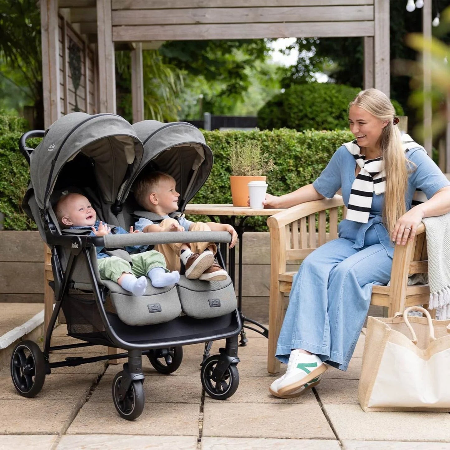 Joie Estrella Signature Double Stroller - Eclipse