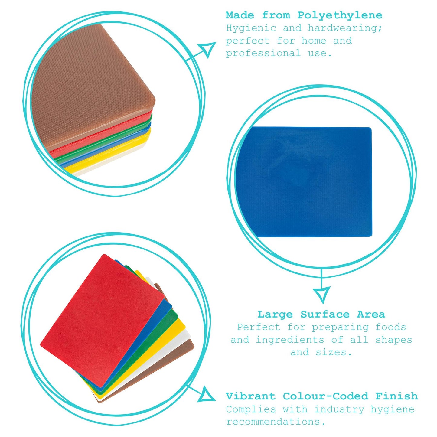 45cm x 30cm Plastic Chopping Board