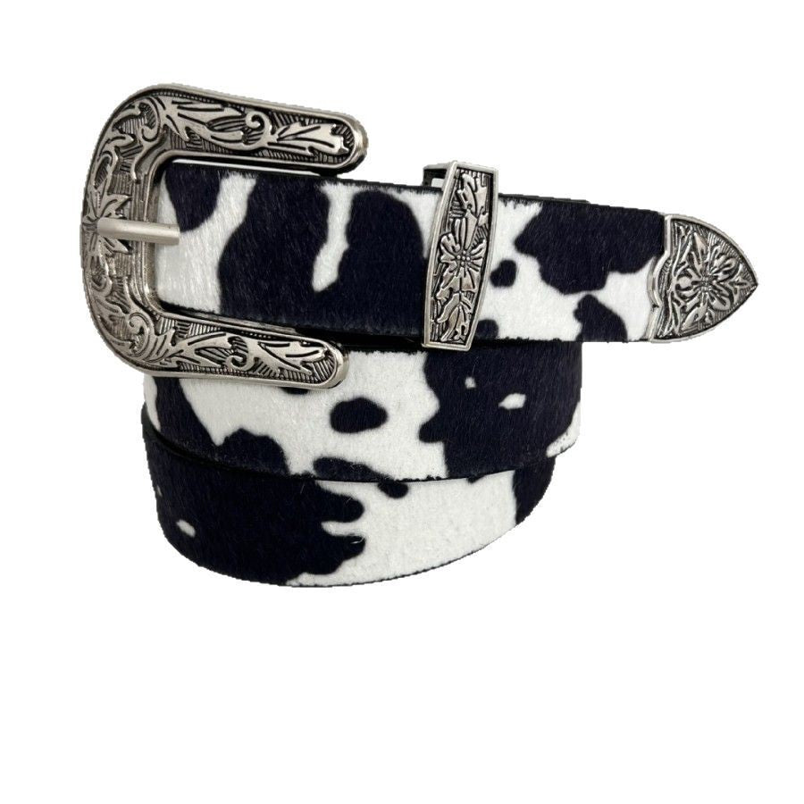 Distressed Denim Belt - Versatile Essential