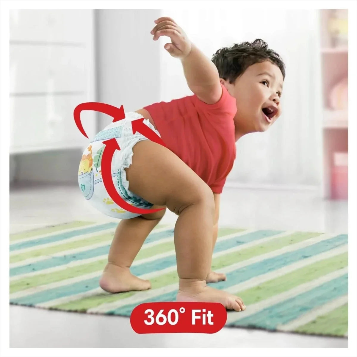 Pampers Baby-Dry Pants Size 5 Jumbo Pack 64 nappies