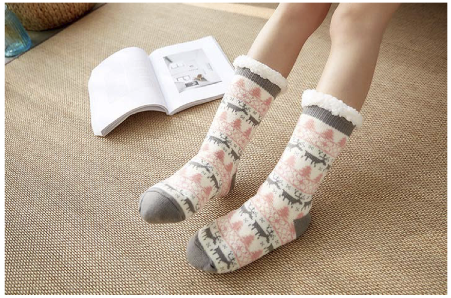 Fairisle Snuggle Socks