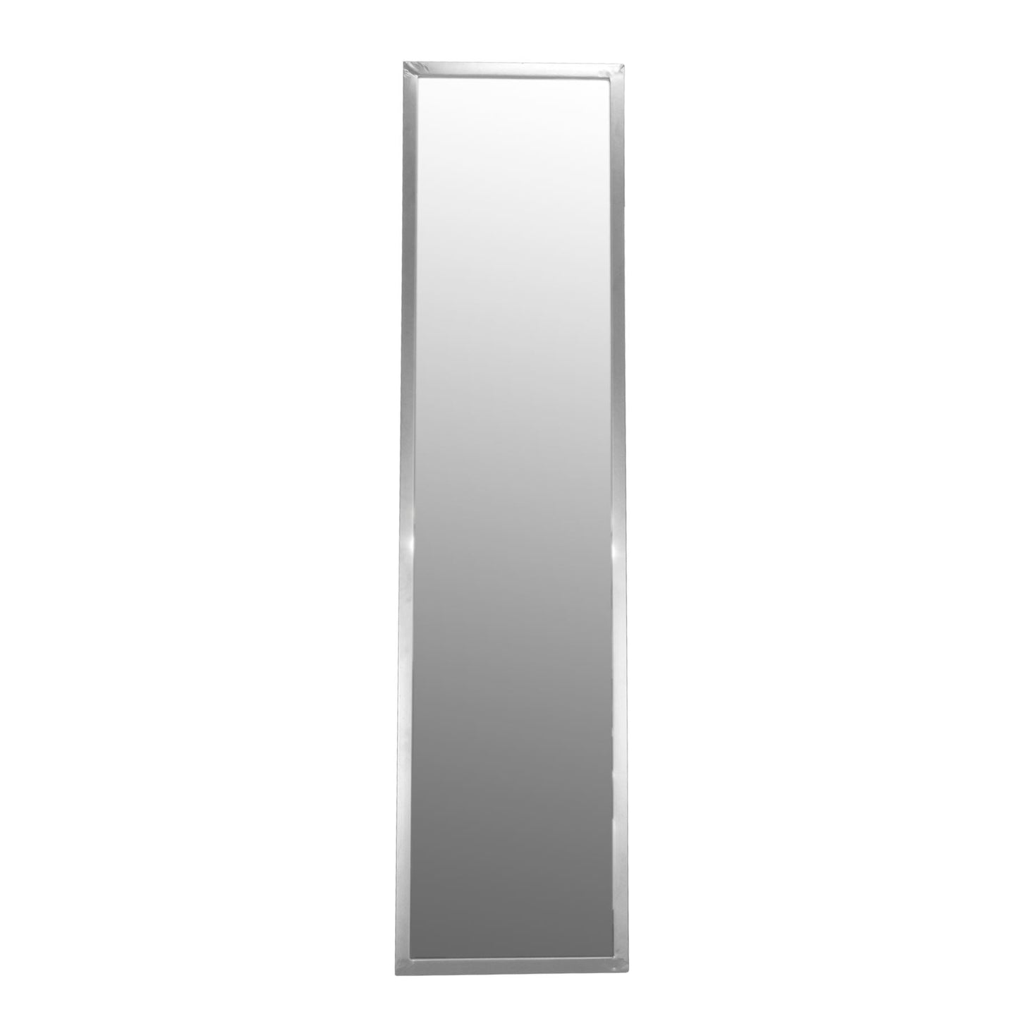 137cm x 35.5cm Silver Square Full-Length Mirror