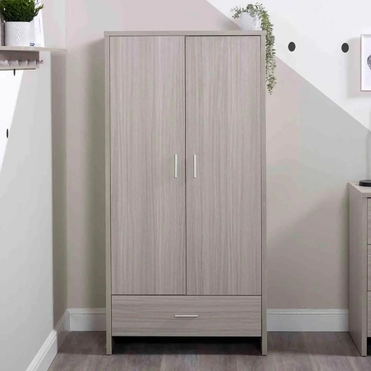 Ickle Bubba Pembrey Wardrobe - Ash Grey