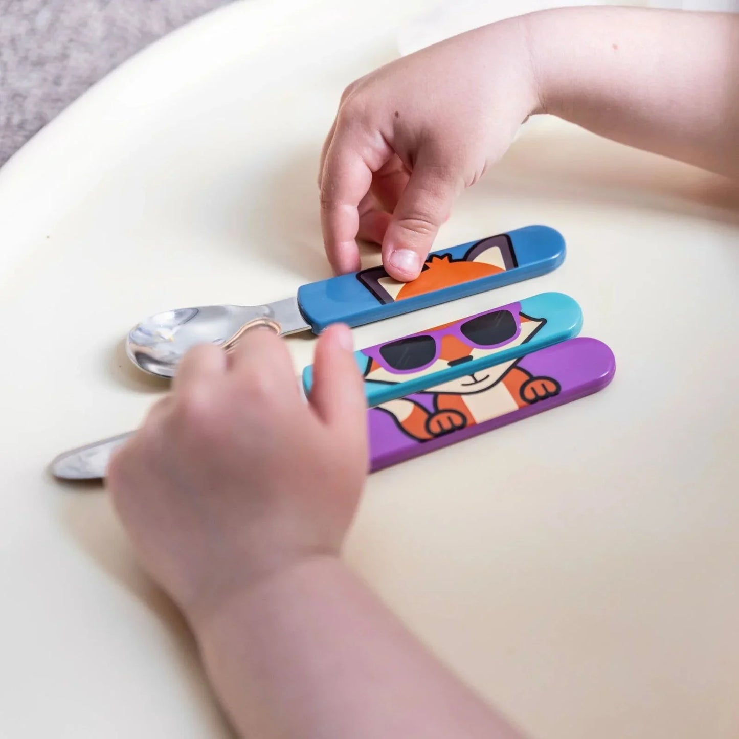 TUM TUM Travel Cutlery Set with Case - Felicity Fox