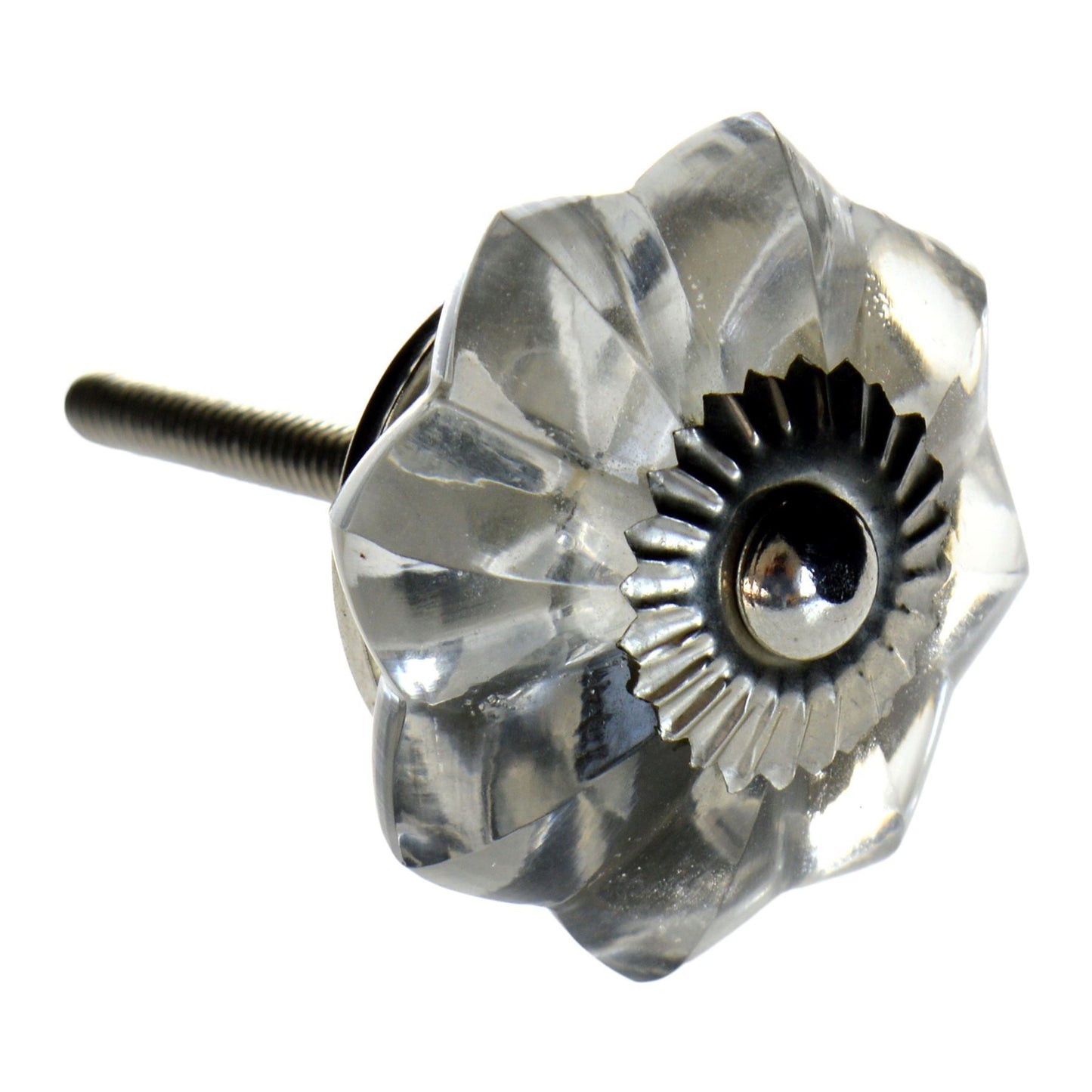 Star Glass Door Knob