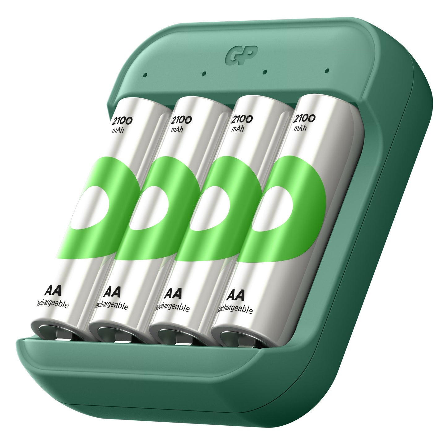 GP Recyko B423 AA / AAA USB Battery Charger with 4x Recyko 2100mAh AA Batteries