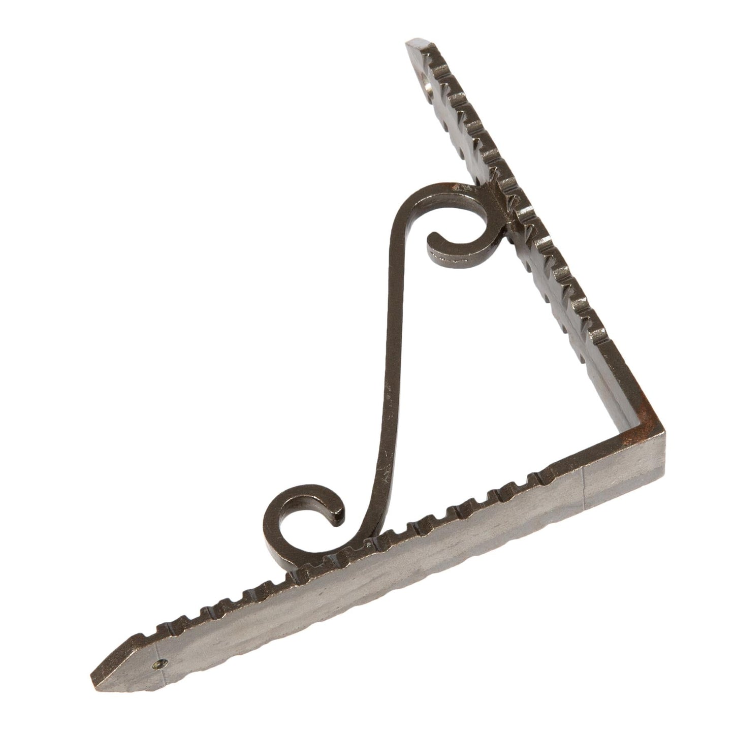150mm Notched Scroll Iron Shelf Bracket
