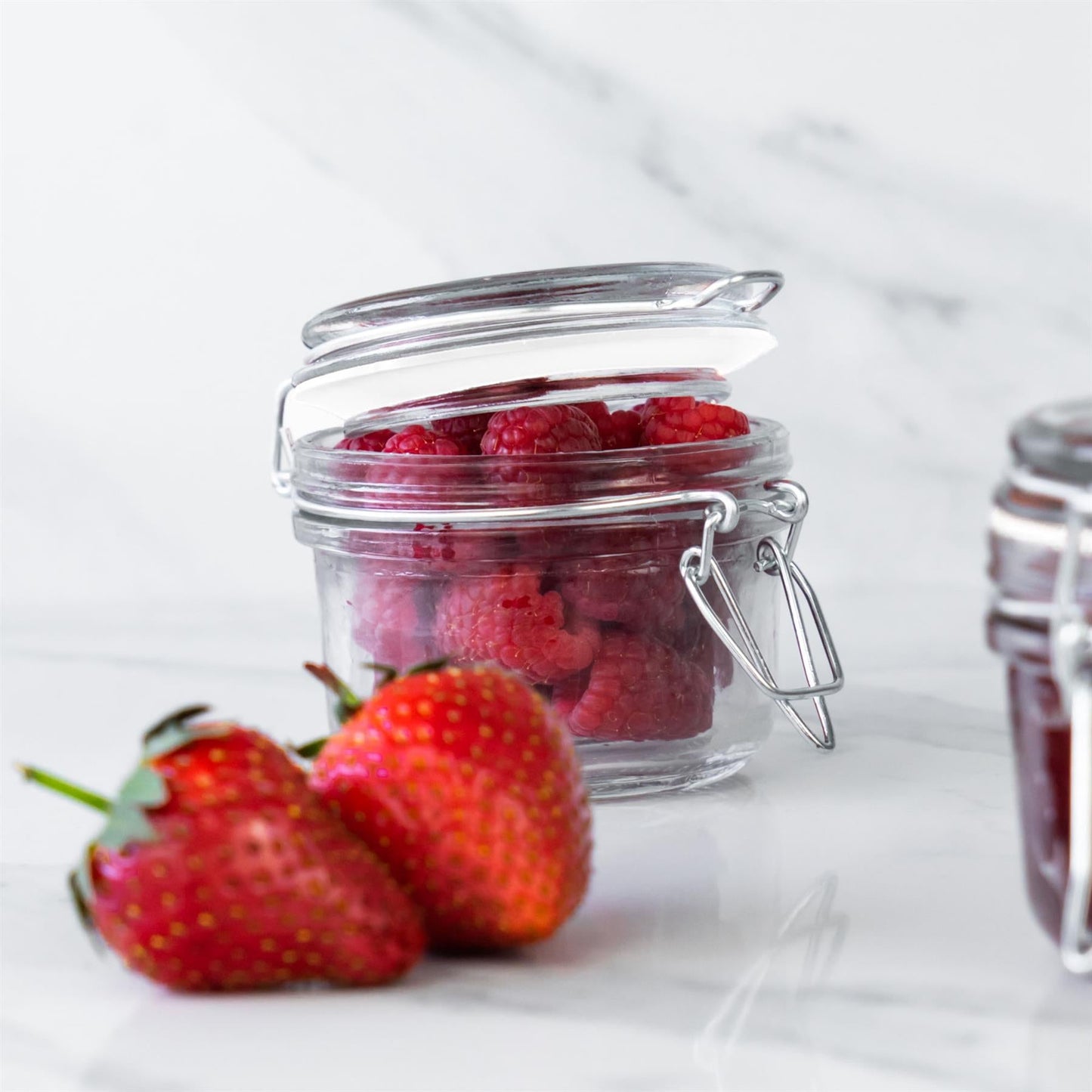 Large Glass Storage Jar Seals - Pack of Six