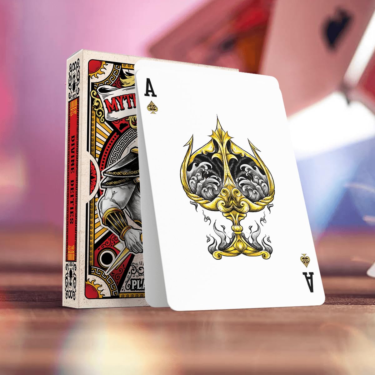99FOX Mythology Deities Playing Cards – Gods & Goddesses Card Deck for Adults