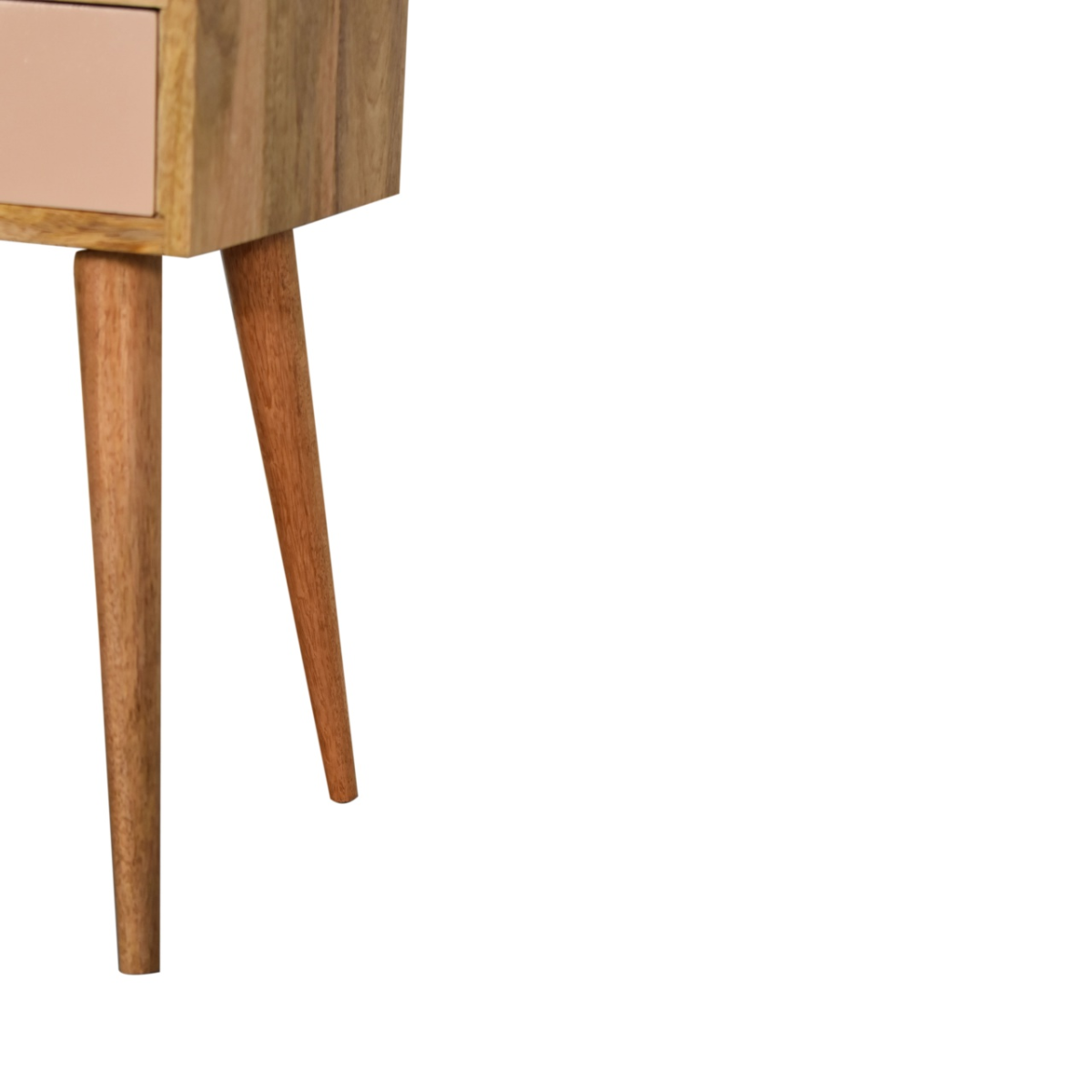 Artisan Furniture Solid Wood Mini Blush Hand Painted Bedside