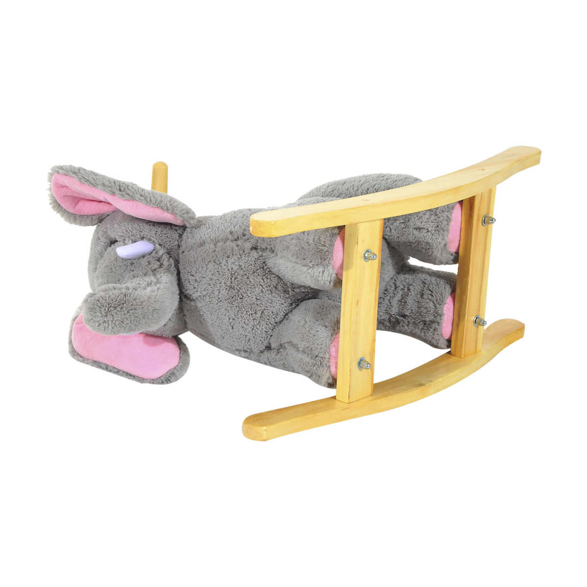 Ride on Elephant Rocker Children Rocking Horse Grey