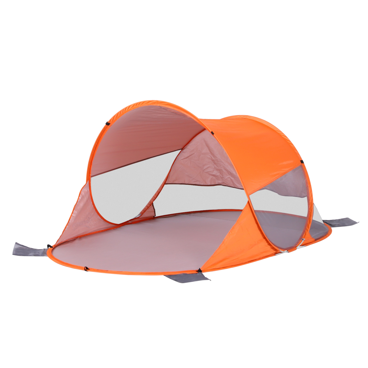 Portable Automatic Pop Up Beach Tent Outdoor Camp Shelter Orange Outsunny