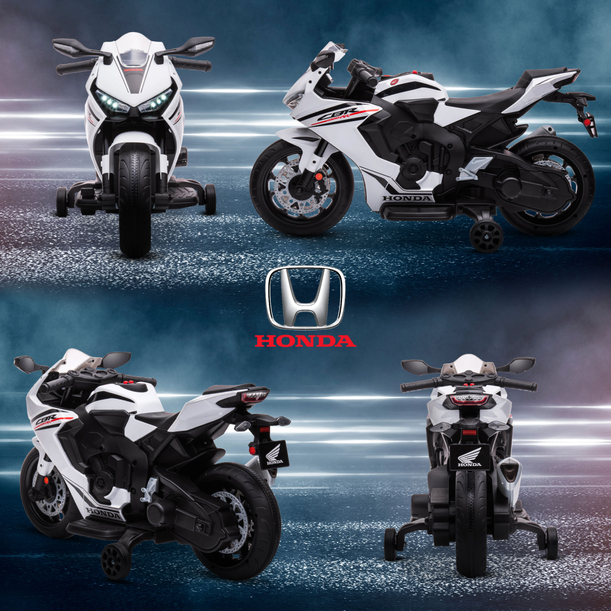 Honda Licensed 6V Kids Electric Motorbike Ride On Car for 3-5 Years  HOMCOM