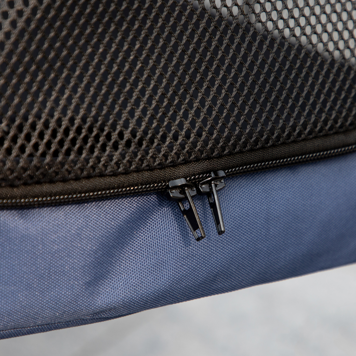 PawHut One-click Foldable Pet Stroller w/ Mesh Windows, for Small Pets - Blue