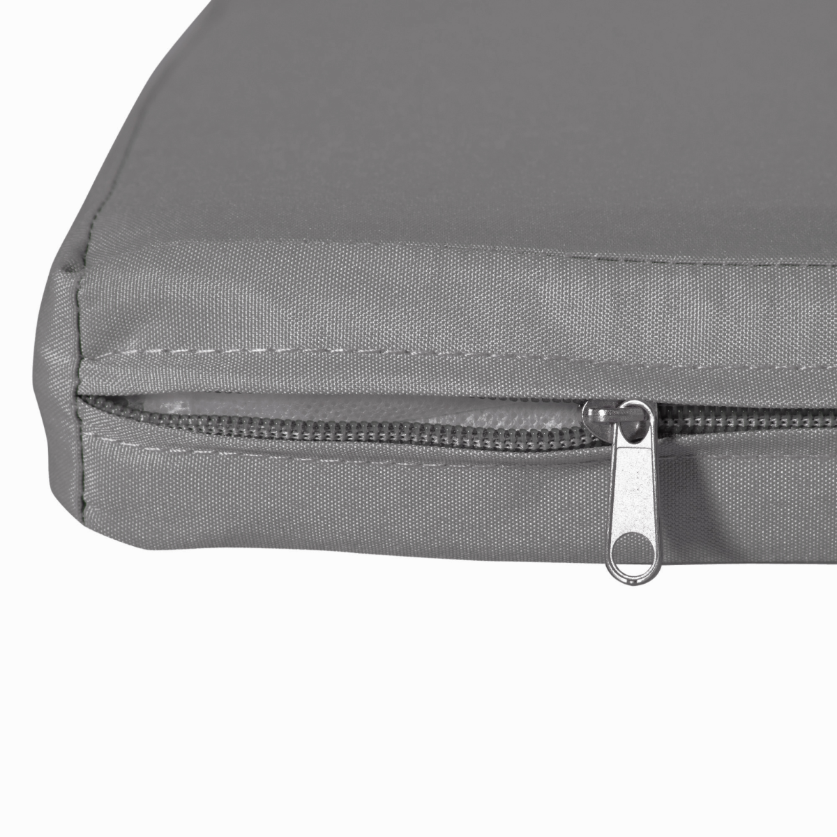 3 Piece Outdoor Cushion Pad Set for Garden Furniture Cushions, Dark Grey