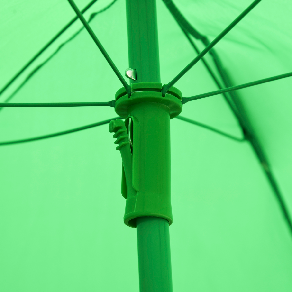Foldable Patio Kids Metal Picnic Table w/ Frog Umbrella Green 4-piece
