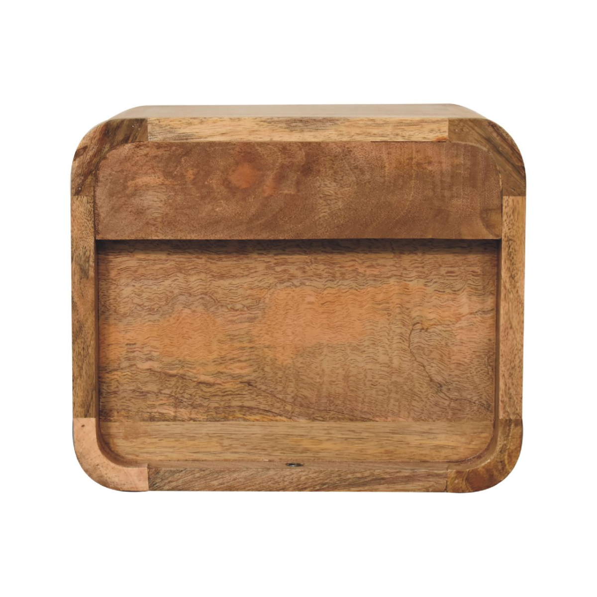 Artisan Furniture Solid Wood Mini Oak-ish Floating Open Bedside