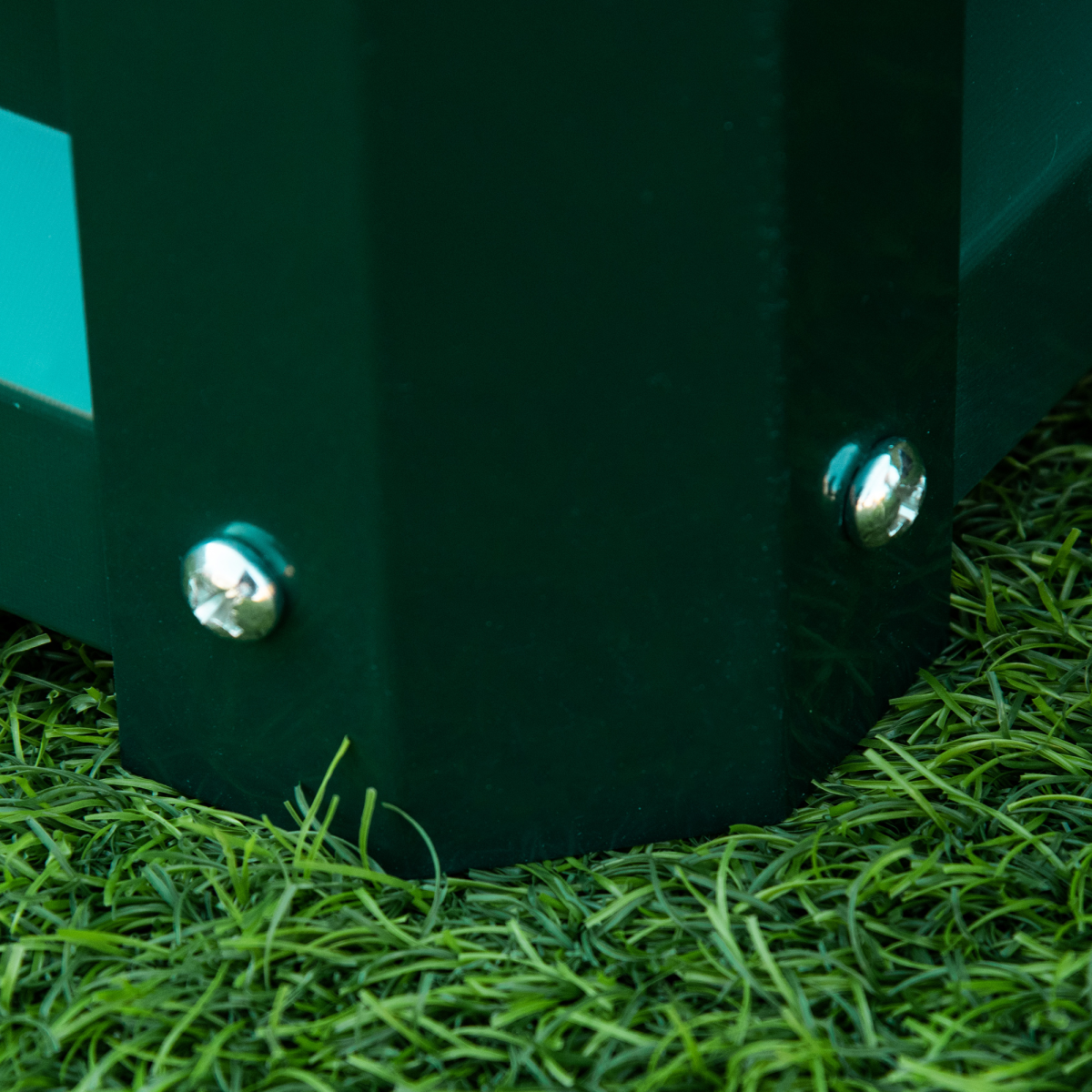 Raised Garden Bed Steel Planter Growing Box for Vegetables Flowers Green