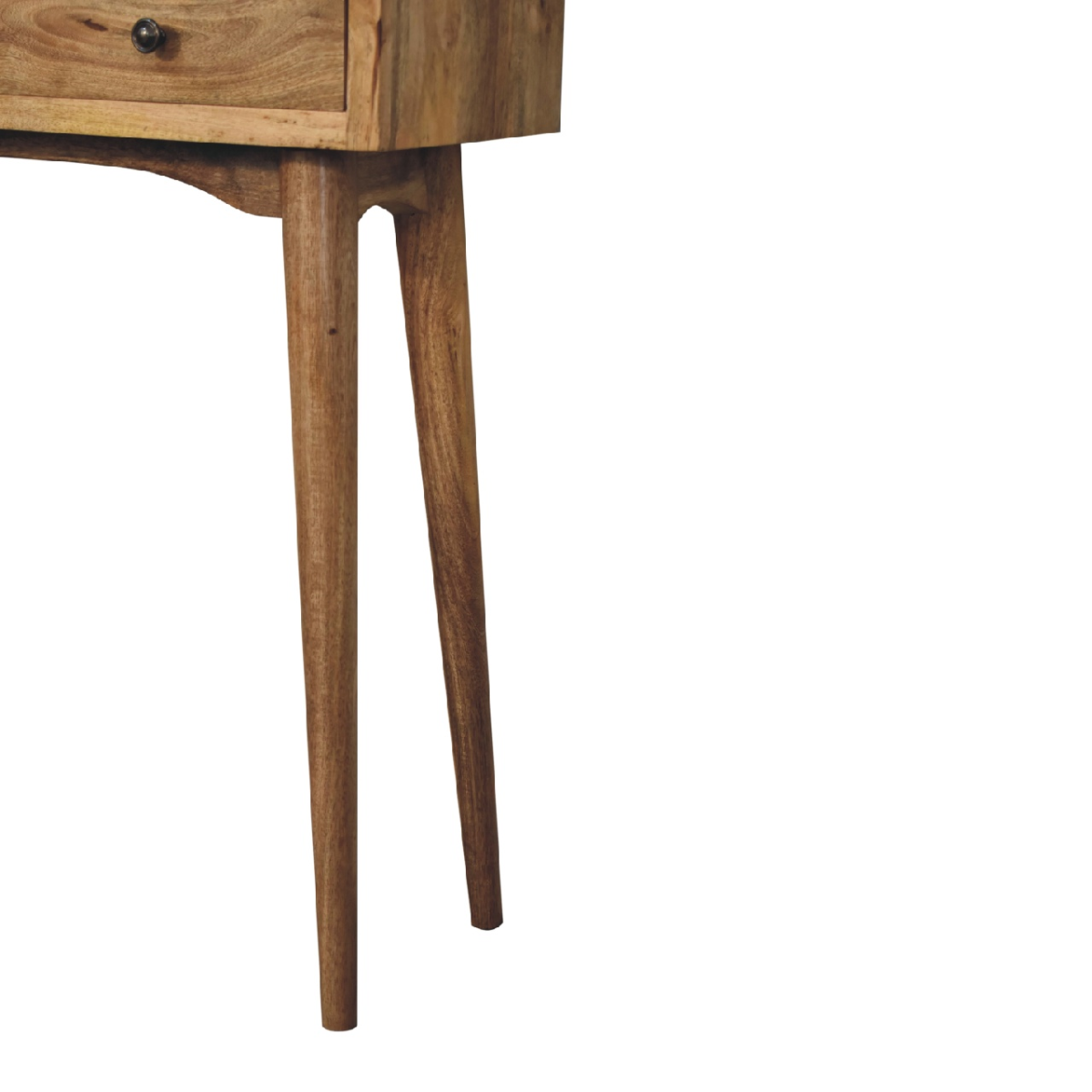 Artisan Furniture Solid Wood Mini Oak-ish Hallway Console Table