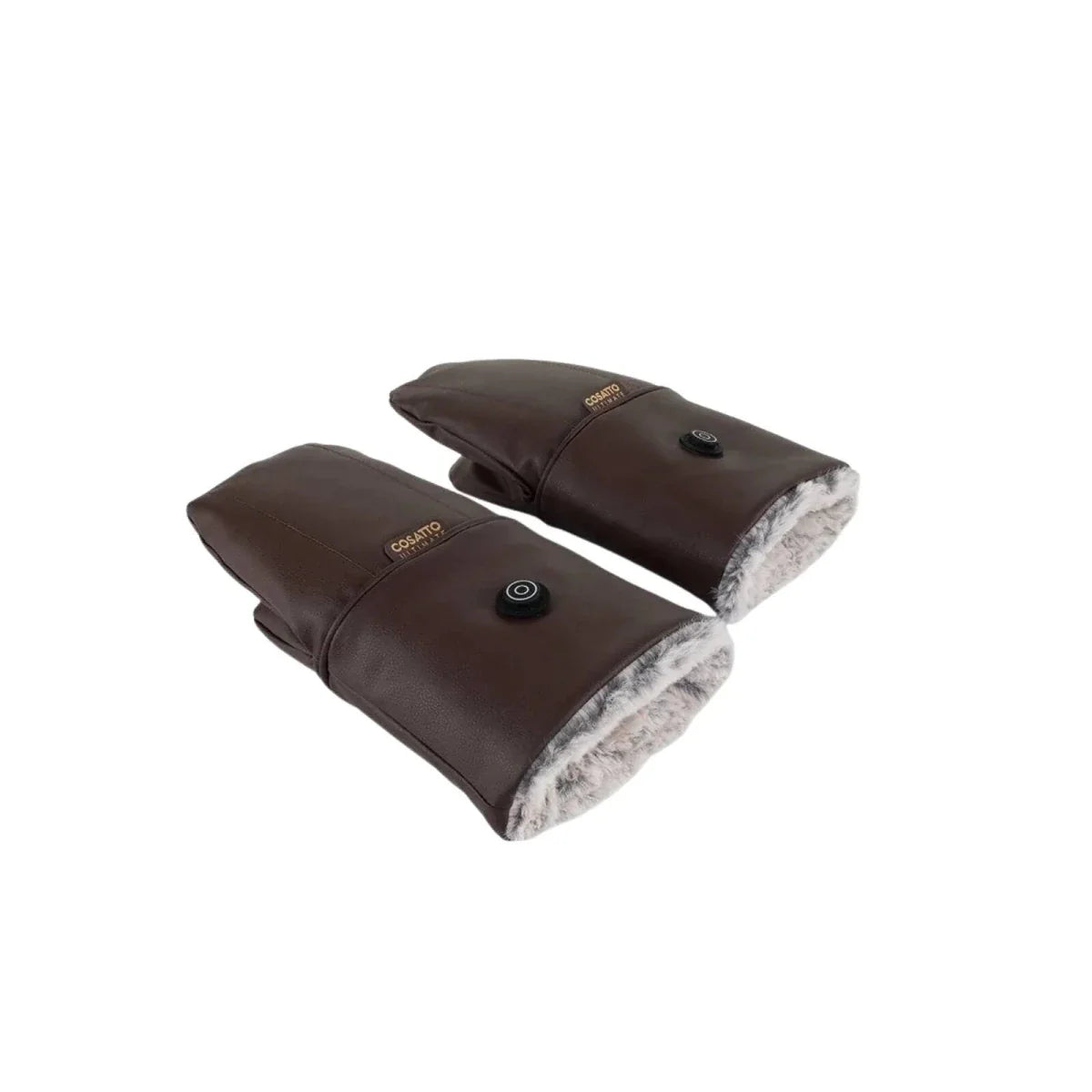 Cosatto Ultimate Heated Snuggle Mitts - Brown.