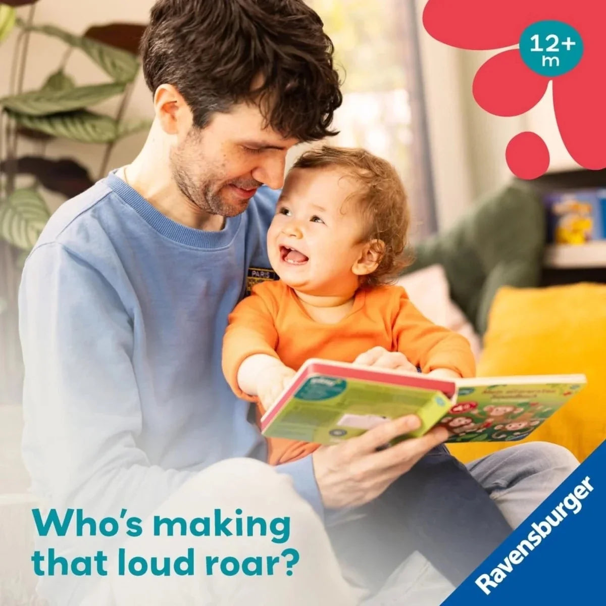 Play+ Shh... Who's there? Jungle Animals Book with Sounds