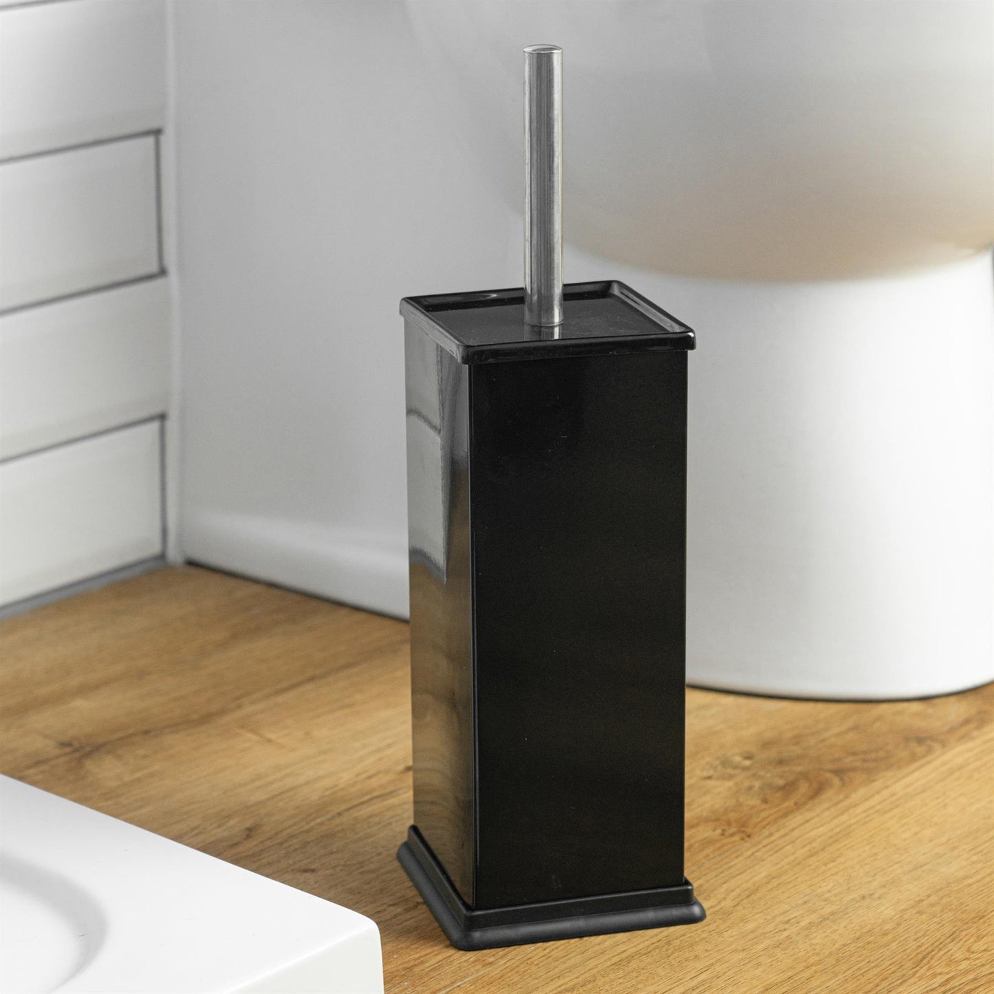 Black Square Toilet Brush