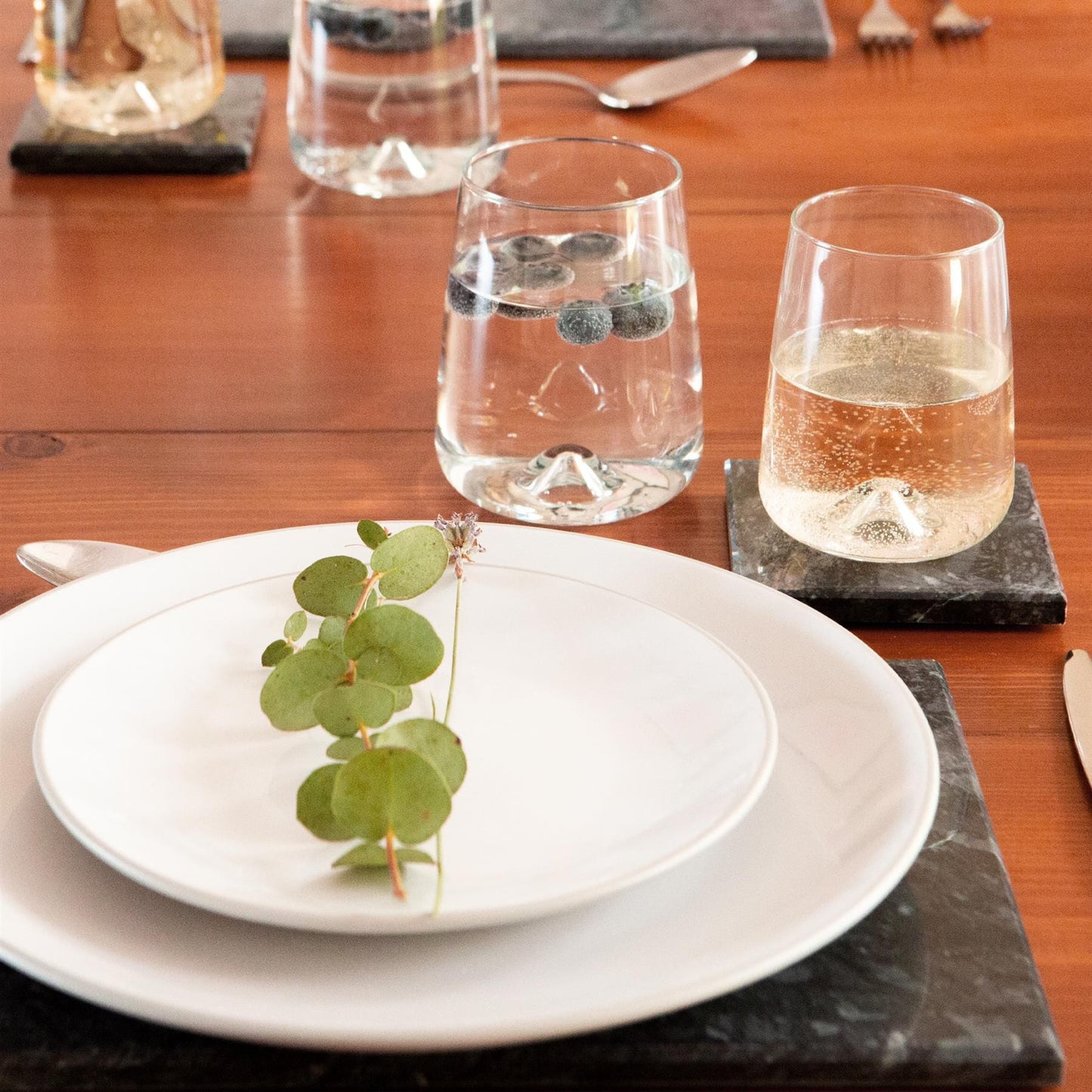 30cm x 20cm Rectangle Marble Placemats - Pack of Six