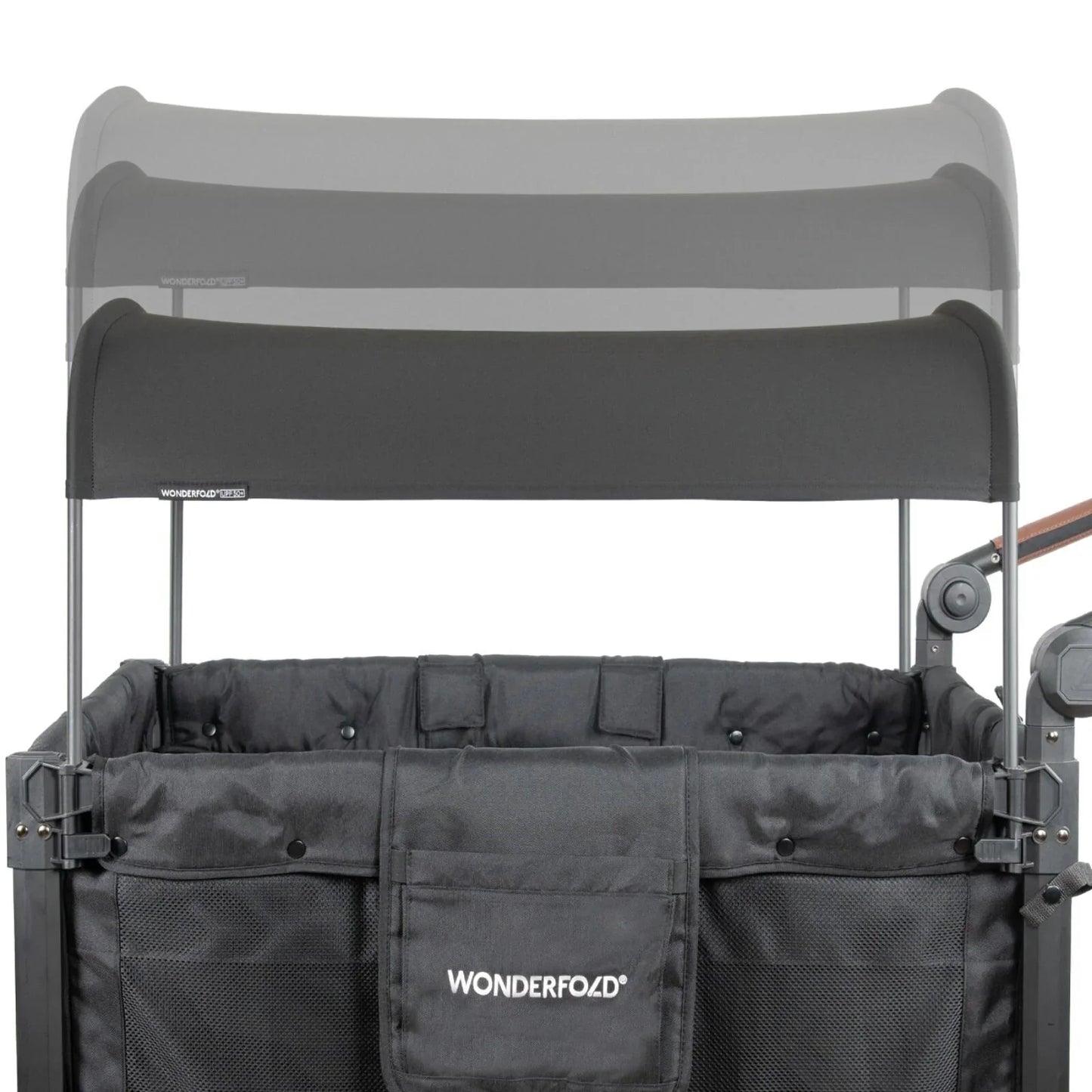 Wonderfold W2 Luxe Pro Stroller Wagon - Jet Black