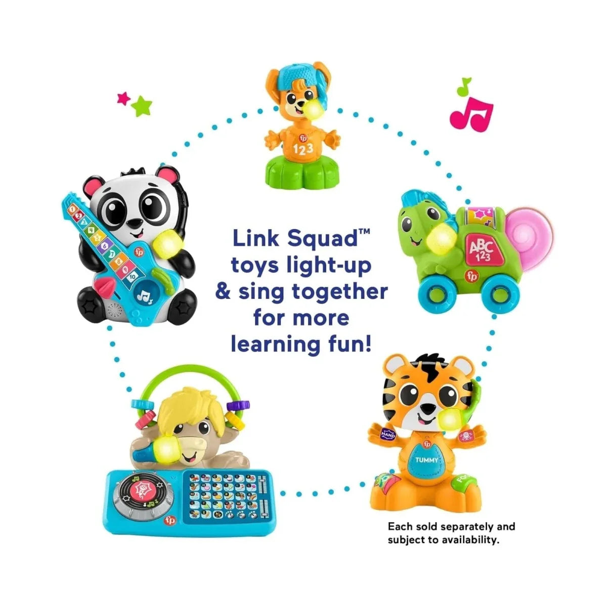 Fisher-Price Link Squad Bop & Groove Tiger