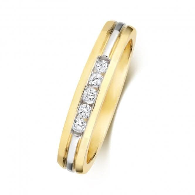 Wedding Band  9ct Diamond Channel Set Band Ring RD141