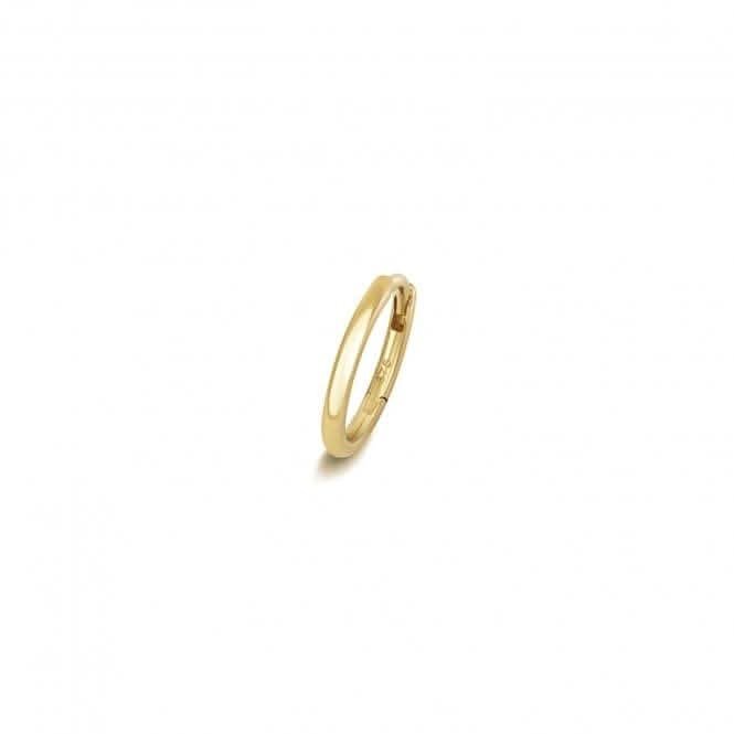 9ct Gold Cartilage Earring Solid Round Tube ES2001