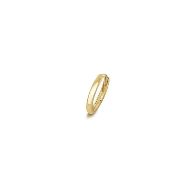9ct Gold Cartilage Earring Solid Round Tube ES2001