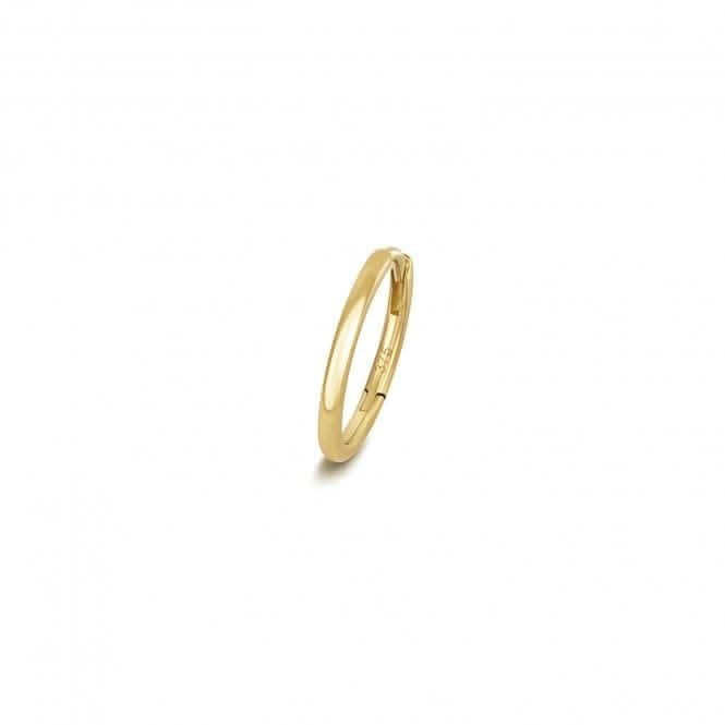 9ct Gold Cartilage Earring Solid Round Tube ES2001
