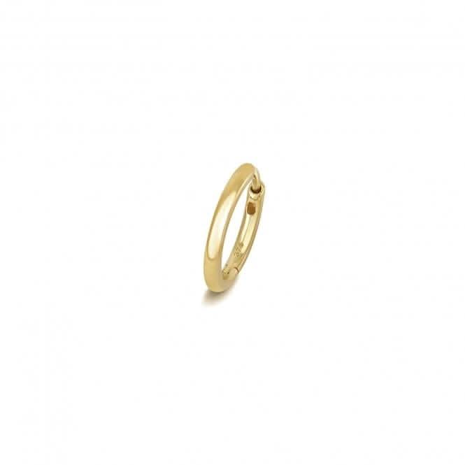 9ct Gold Cartilage Earring Solid Round Tube ES2002