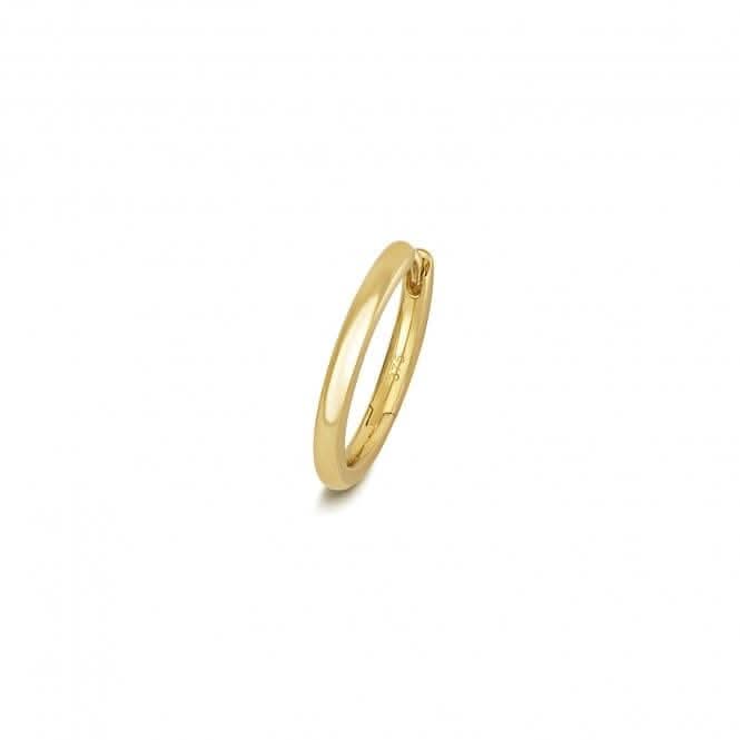 9ct Gold Cartilage Earring Solid Round Tube ES2003