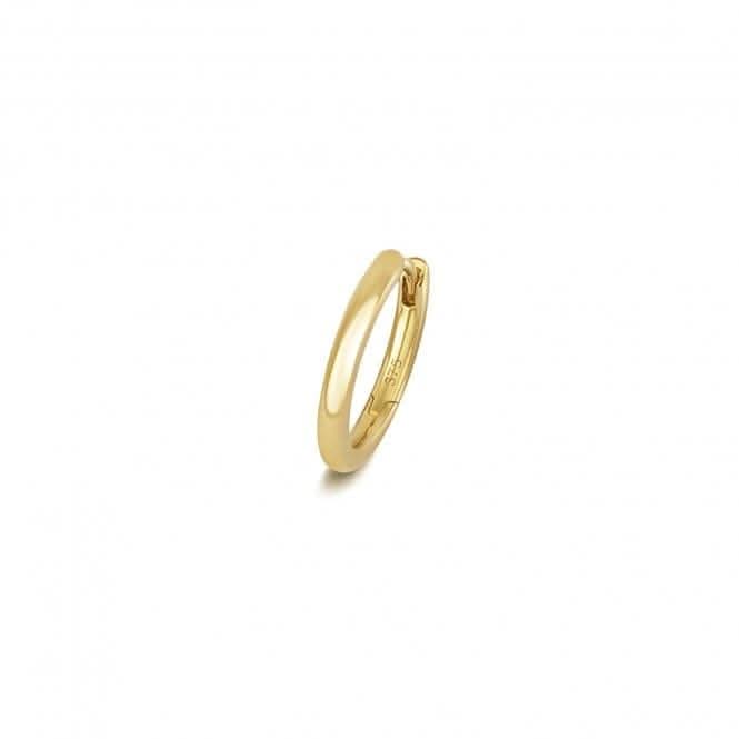 9ct Gold Cartilage Earring Solid Round Tube ES2003