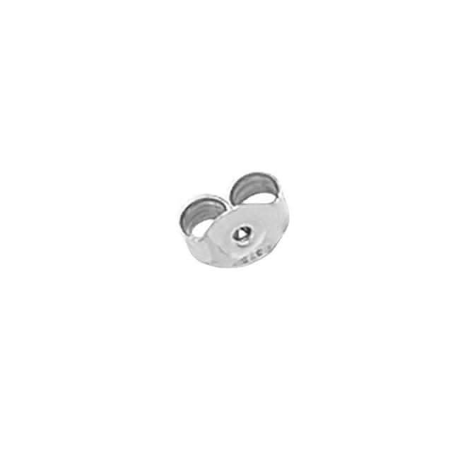 9ct White Gold 5mm Scrolls FN161W