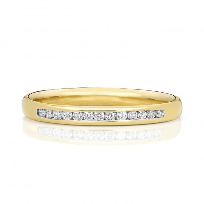 Wedding Band 9ct White Gold Diamond Eternity Ring W216/I