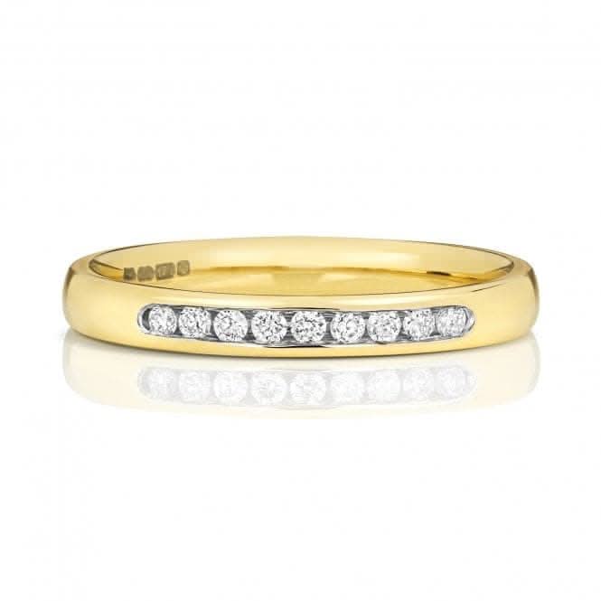 Wedding Band 9ct White Gold Diamond Eternity Ring W218/I